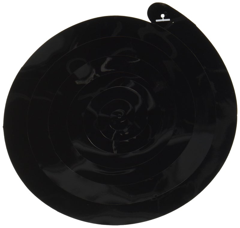 Amscan Stunning Jet Black Swirl Decorations - 22" (Pack of 12) - Premium Plastic, Eye-Catching & Durable Design - Perfect for Parties & Events - Image 2